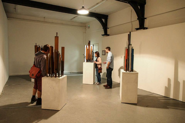 one hundred organ pipes exhibition